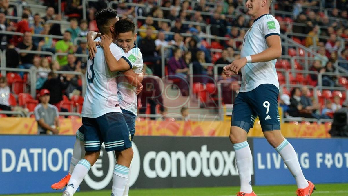 Argentina inició con el pie derecho su inicio en el Mundial Sub-20