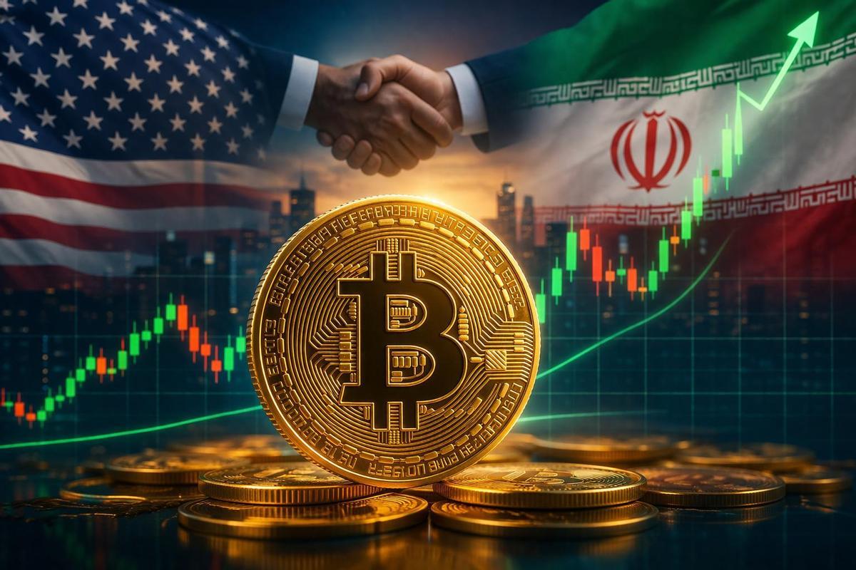 Bitcoin subió hasta su nivel más alto en tres semanas después de que Estados Unidos e Irán acordaran un alto el fuego inicial.