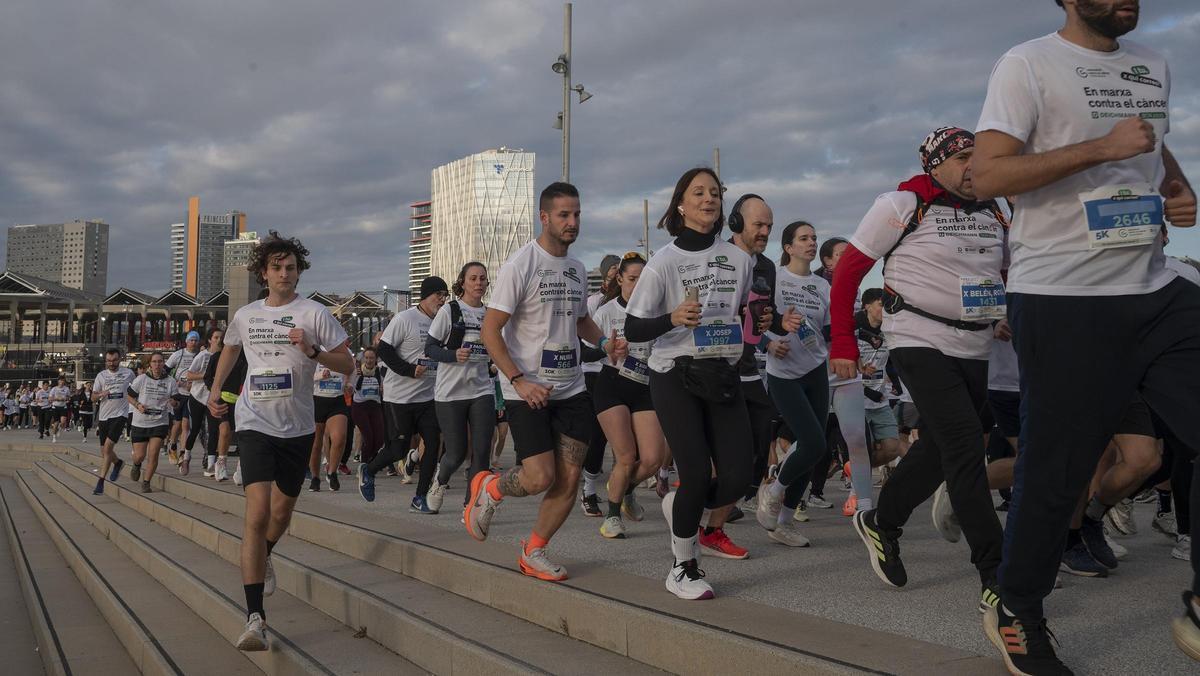Barcelona corre contra el cáncer en el Fòrum