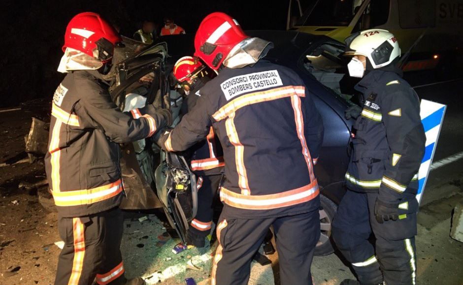 Accidente de tráfico en Culla: Un muerto tras el choque frontal de dos coches