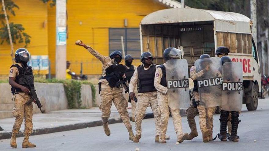 Policía de Haití.