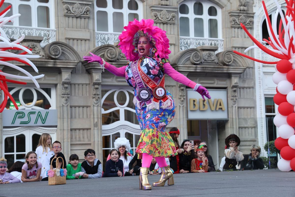Un momento durante el Concurso de Disfraces del Carnaval de Vigo 2025.