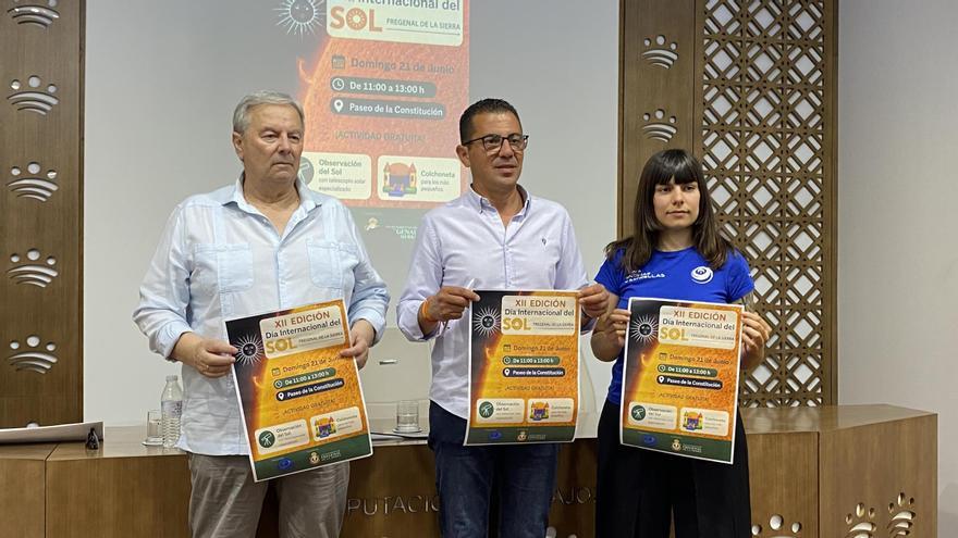 Presentación del Día Internacional del Sol en Fregenal de la Sierra.