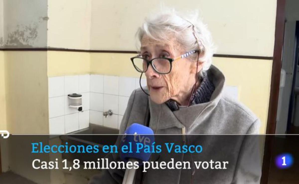 Eleccions a Euskadi: dama de 90 anys i no se’n perd ni una