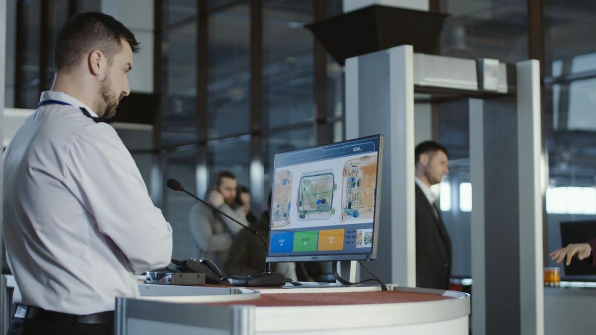 Control de equipaje en el aeropuerto