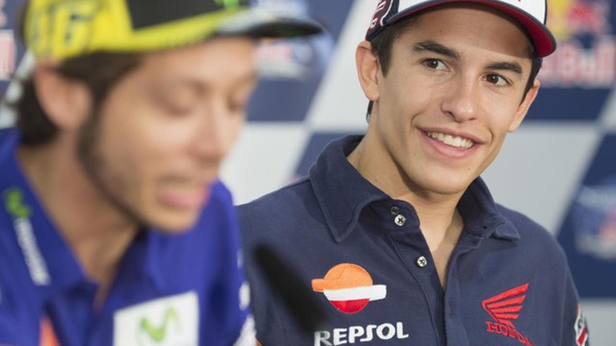 MotoGP Argentina GP, Márquez observa a Rossi