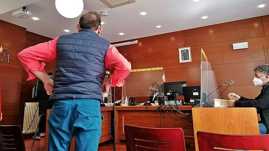 El condenado admite la pena impuesta por la jueza.