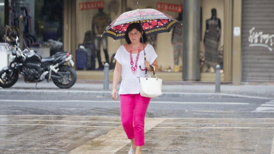 La lluvia vuelve a Valencia