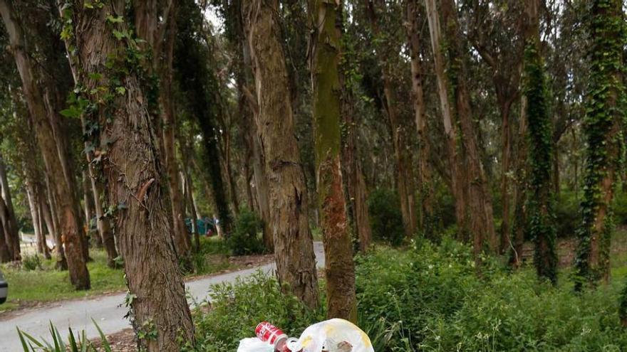 La basura afea el entorno de Xagó