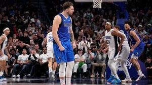 Luka Doncic volvió a completar otra gran actuación con los Mavericks