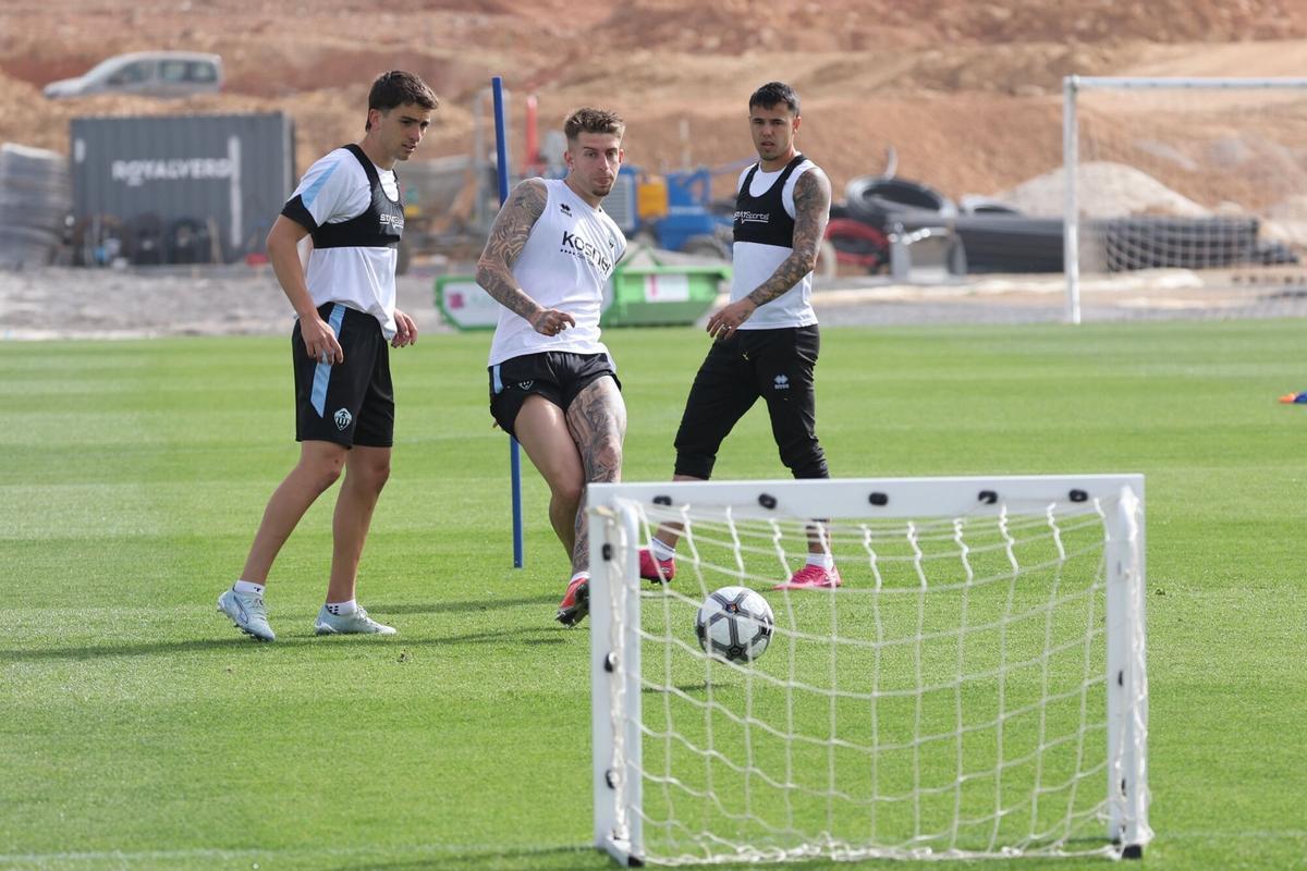 Entrenamiento del CD Castellón en la ciudad deportiva Globeenergy