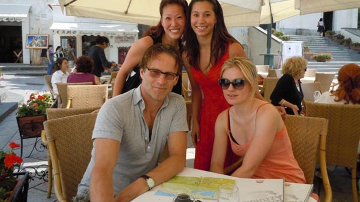 Anna Paquin y Stephen Moyer disfrutan de su luna de miel en Italia