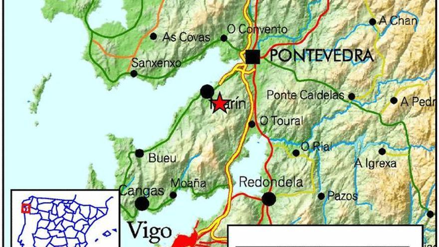 Marín sufre un terremoto leve