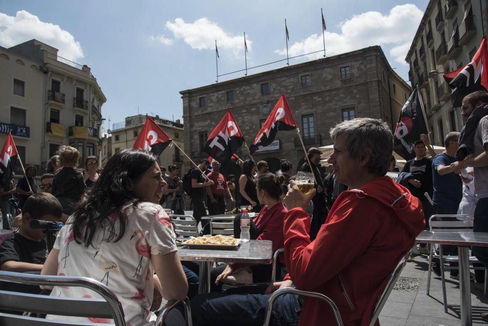 Manifestació de l'1 de maig a Manresa