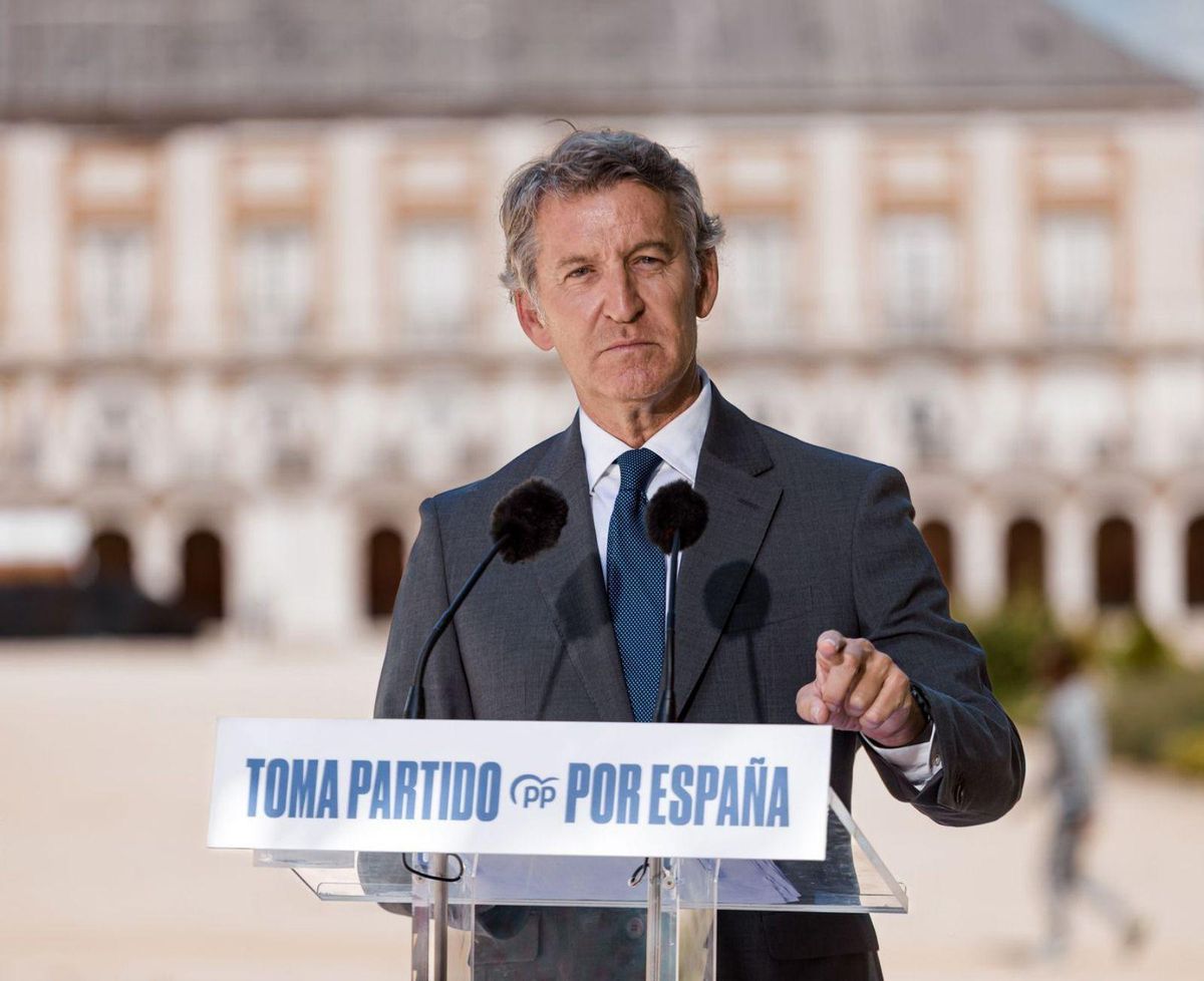Feijóo afirma que la "neteja" a Espanya passa per fer fora Sánchez Feijóo afirma que la "neteja" a Espanya passa per fer fora Sánchez