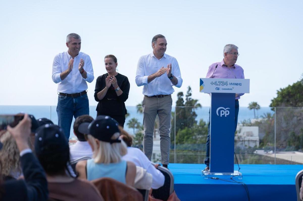 El PP de Canarias presenta el II Plan Municipios Activos para construir más de 4.700 viviendas