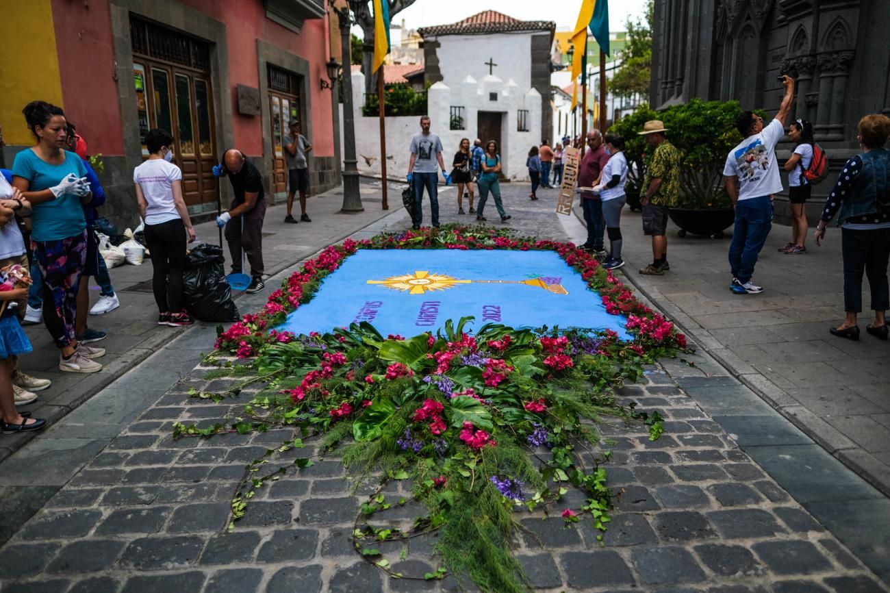 Alfombras de Corpus en Arucas