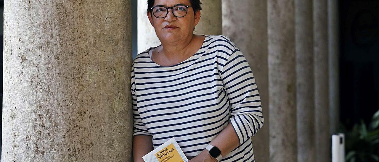 Alicia Miyares, ayer,
en la Nau de València.  m.a.montesinos