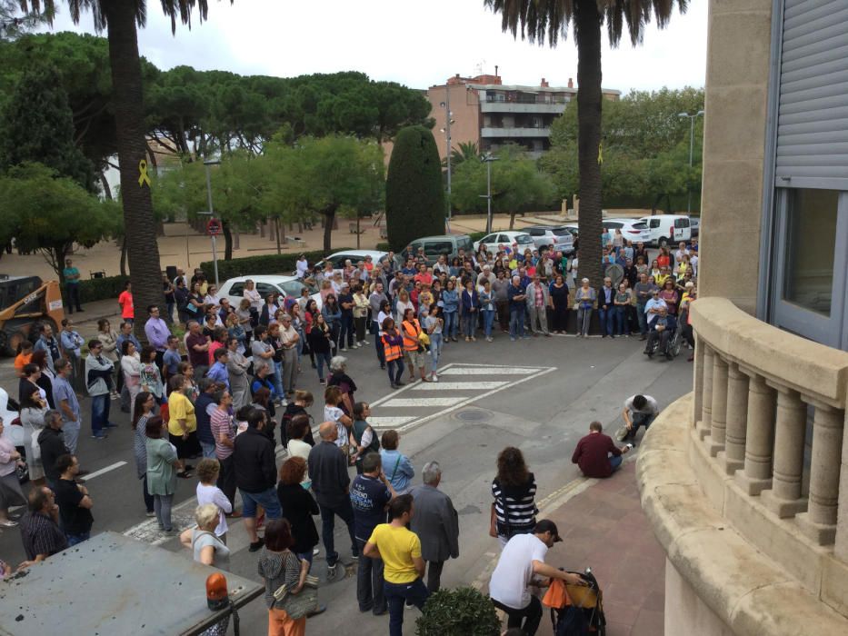 Concentració a Palafrugell