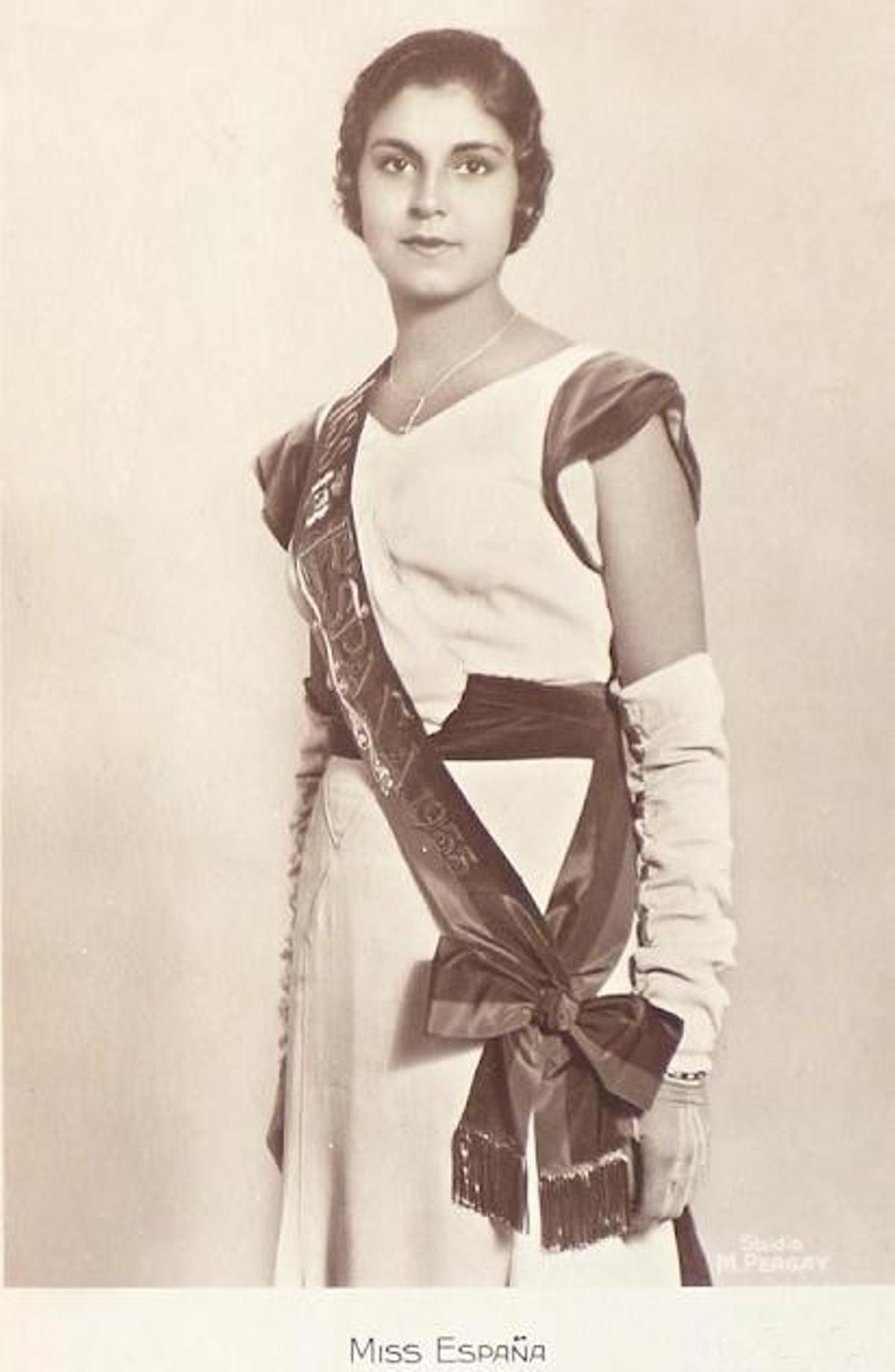 Emilia Docet,  Miss España no ano 1933.