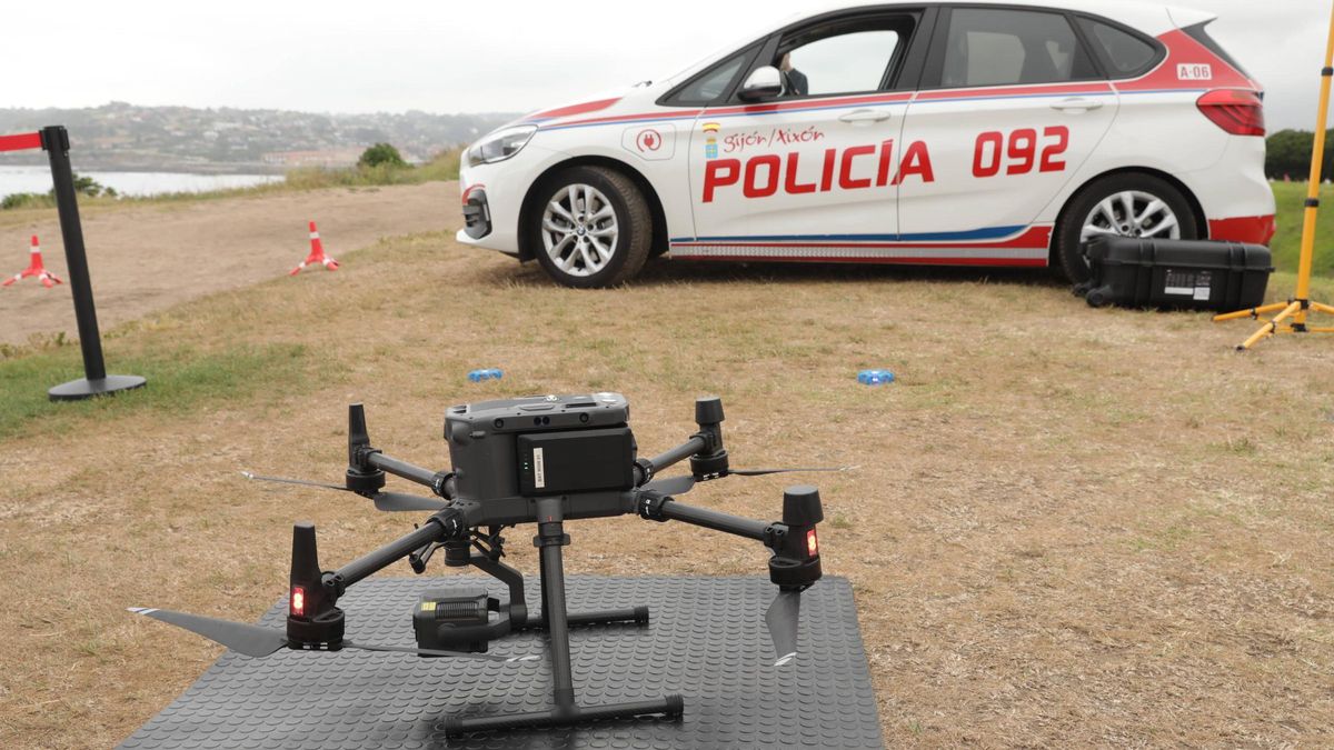 Dron de la Policía Local.
