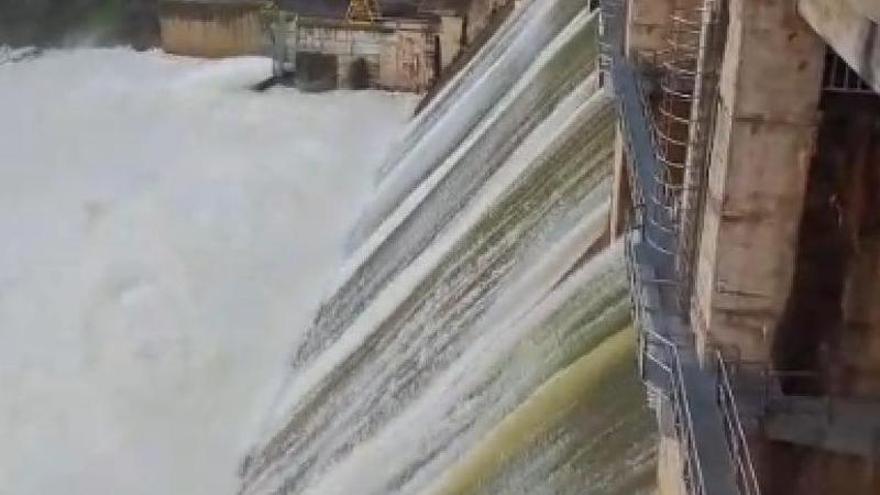 Video | El pantano de García Sola, desembalsando