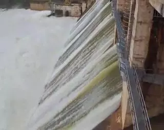 Alcántara y Cedillo desembalsan en nivel rojo, y La Serena roza un histórico 90%