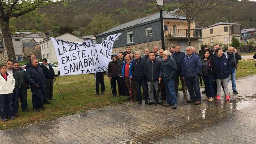 Una de las reclamaciones de mejoras organizada en Porto con la asistencia de los socialistas.