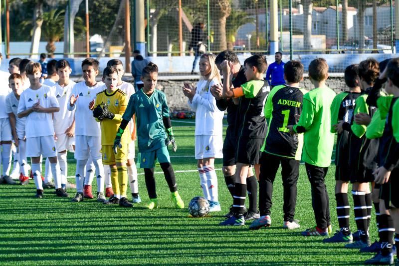 25-01-20  DEPORTES. CAMPOS DE FUTBOL DE LA ZONA DEPORTIVA DEL PARQUE SUR EN  MASPALOMAS. MASPALOMAS. SAN BARTOLOME DE TIRAJANA.  Maspalomas-Carrizal (alevines).  Fotos: Juan Castro.  | 25/01/2020 | Fotógrafo: Juan Carlos Castro