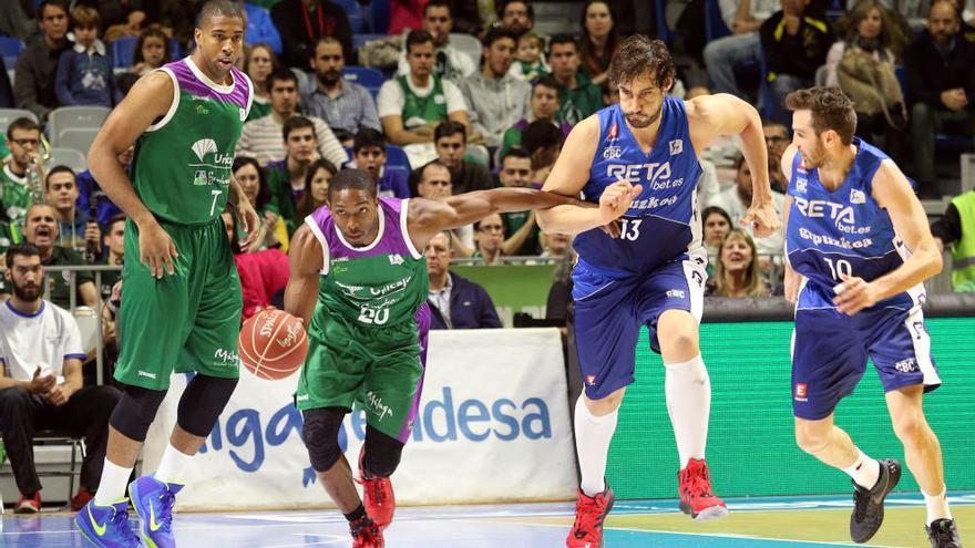 DeMarcus Nelson firmó ayer su mejor partido en el Unicaja, lideró el ataque, trabajó en defensa e incluso anotó dos triples.