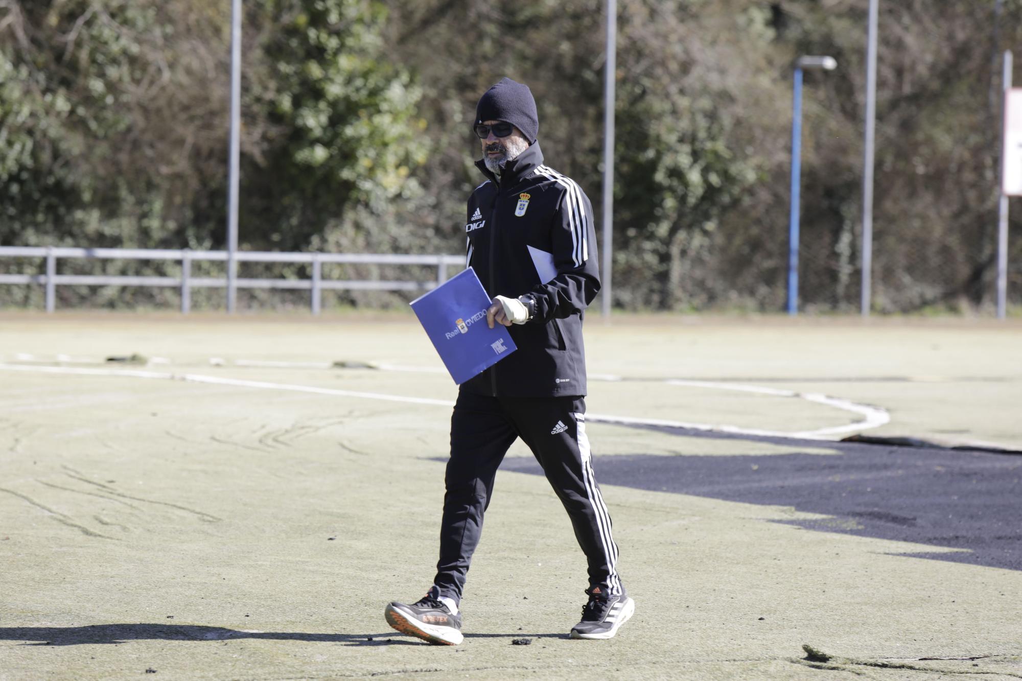 EN IMÁGENES: el entrenamiento del Oviedo