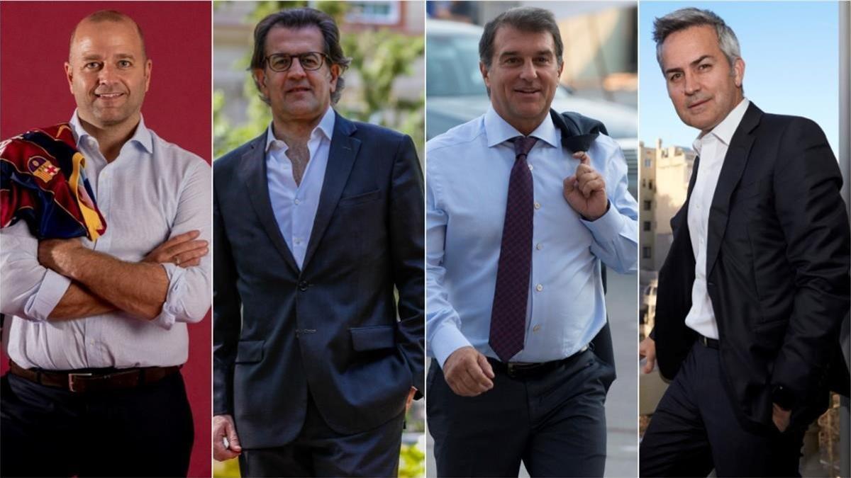 Xavier Vilajoana, Toni Freixa, Joan Laporta y Victor Font4