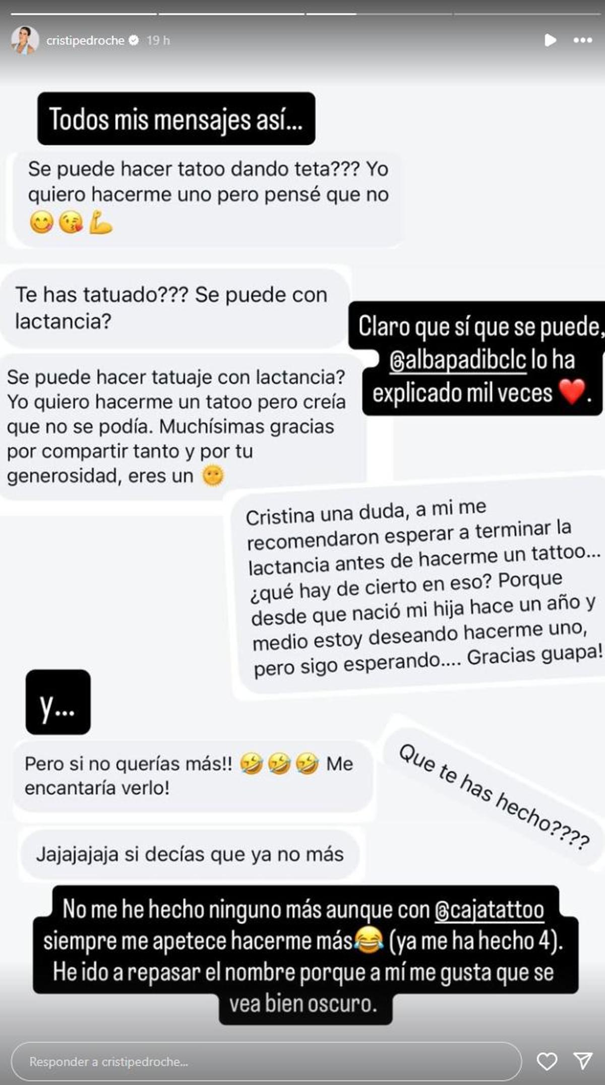 Publicación de Cristina Pedroche.