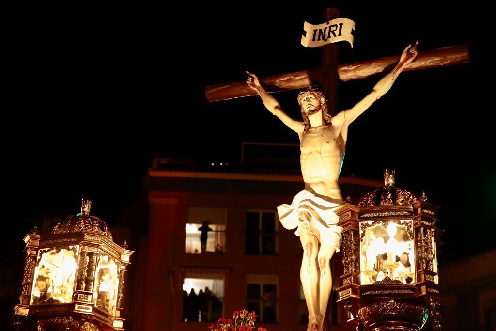 Imágenes del encuentro de las tres imágenes de la Archicofradía del Cristo de la Sangre de Lorca