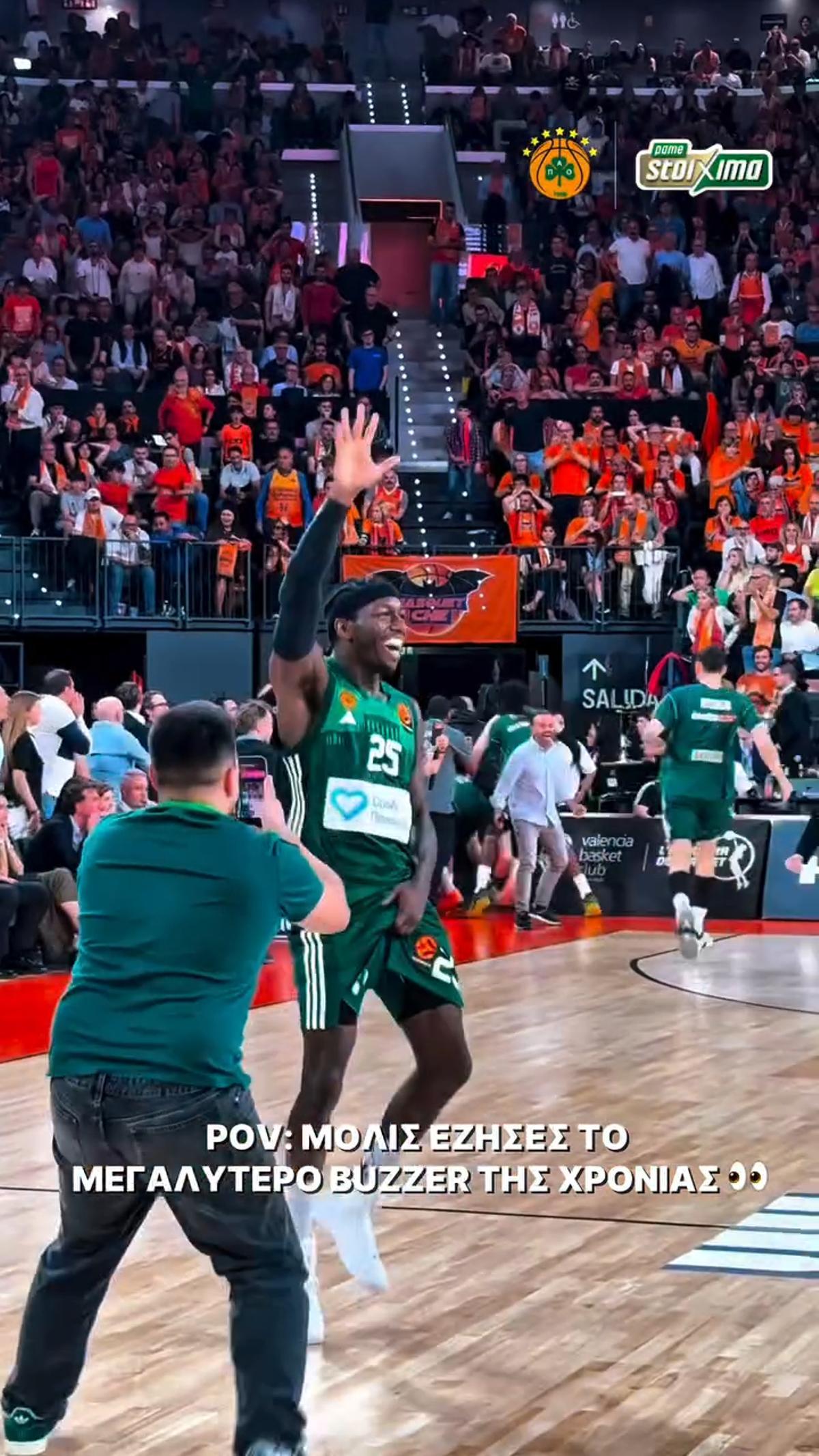 Panathinaikos publica el vídeo de Nunn burlándose del Roig Arena