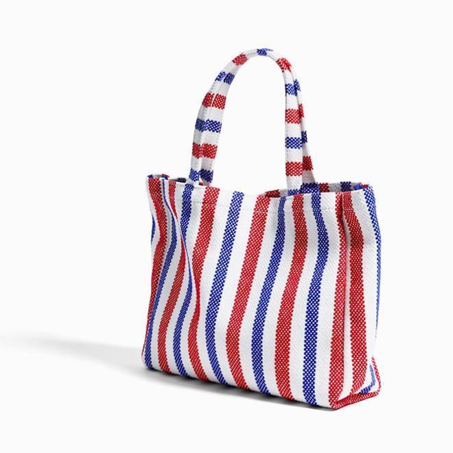 Bolsos capricho de Zara Kids: shopper de rayas