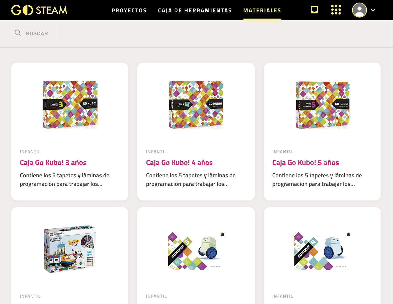 La plataforma Go STEAM ofrece materiales, recursos y herramientas desde Infantil hasta Secundaria.