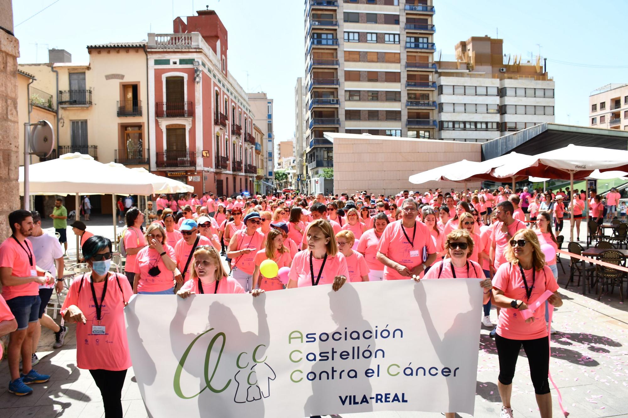 Galería | Así se ha celebrado la primera marcha de la Asociación Castellón contra el Cáncer en Vila-real