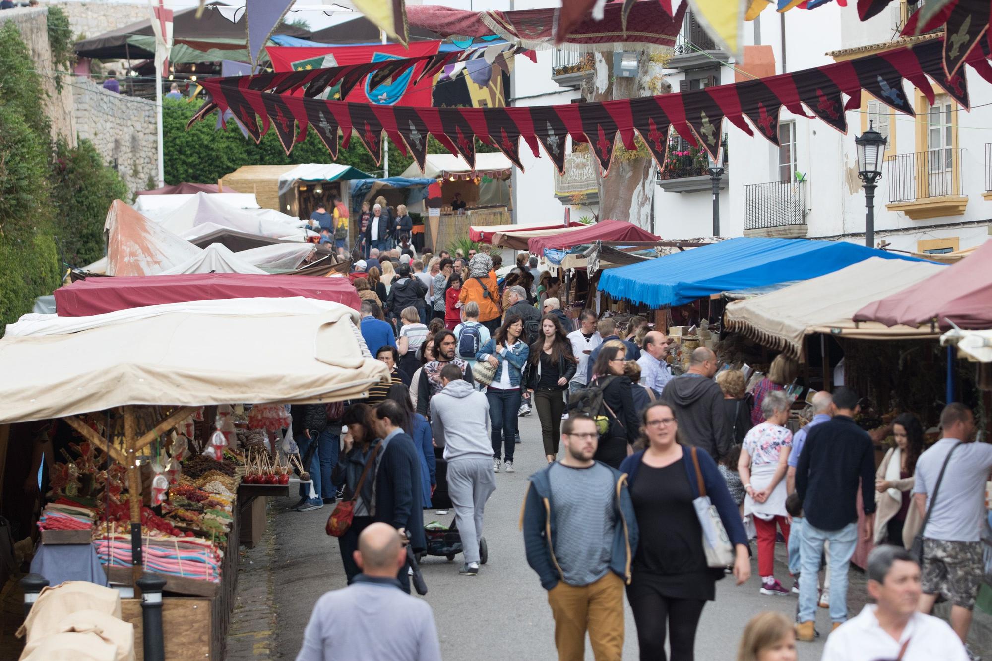 Edición de 2016 de la Feria Medieval de Ibiza.