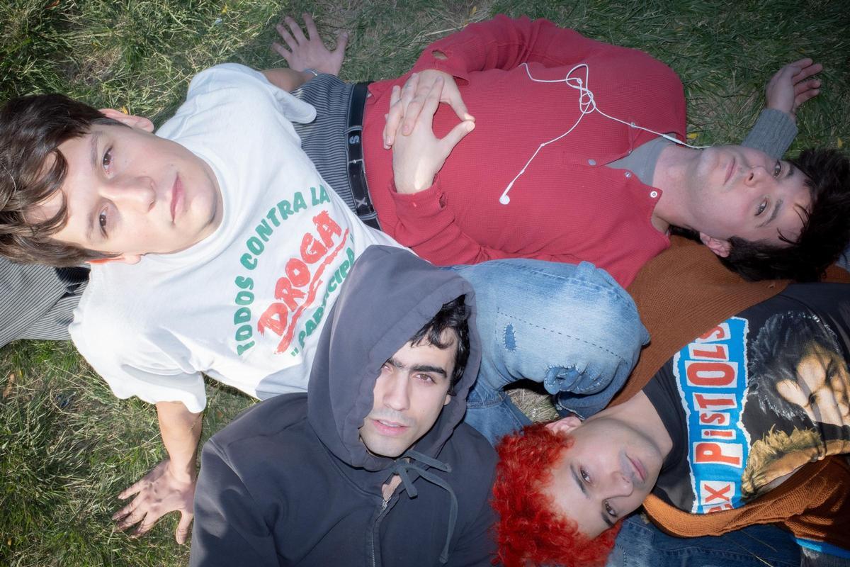 Componentes de la banda Carolina Durante.