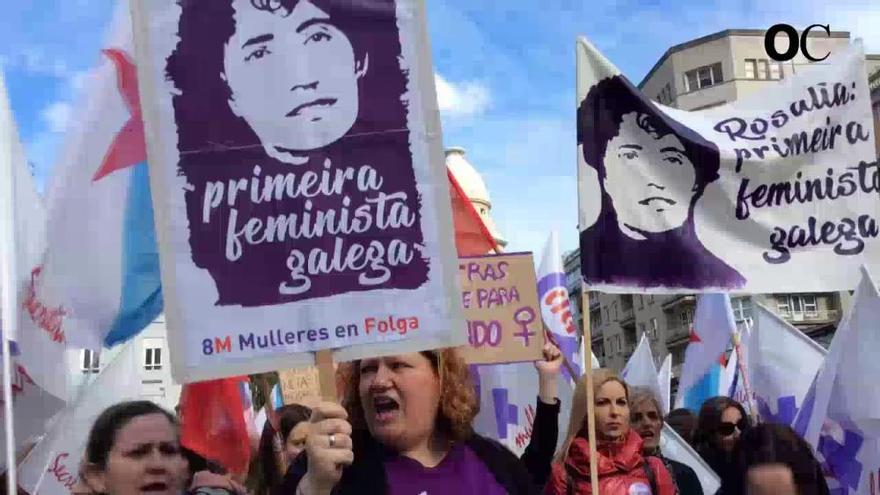 8M | Concentración convocada por la CIG en el Día Internacional de la Mujer