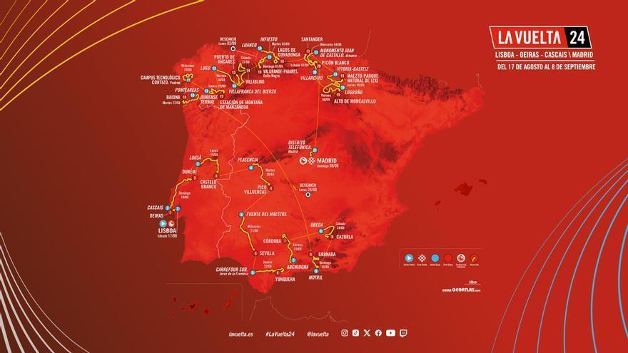 Así promociona la Vuelta las dos etapas que pasarán por Málaga