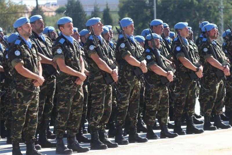 Imágenes de la despedida de la Brigada en Cerro Muriano antes de partir al Líbano