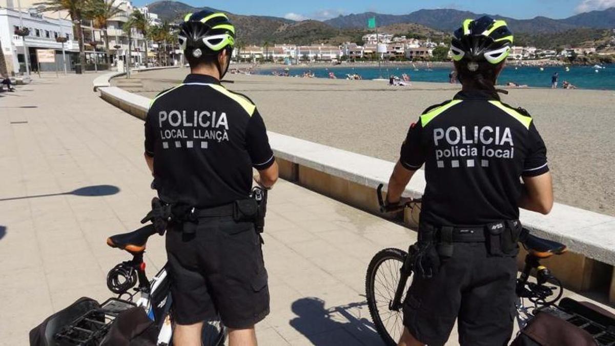 Agents de la Policia Local de Llançà