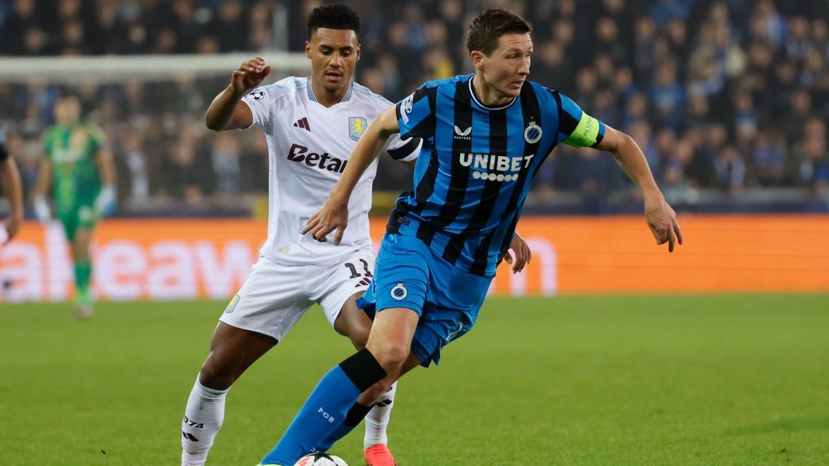 Resumen, goles y highlights del Club Brujas 1 - 0 Aston Villa de la jornada 4 de la Champions League