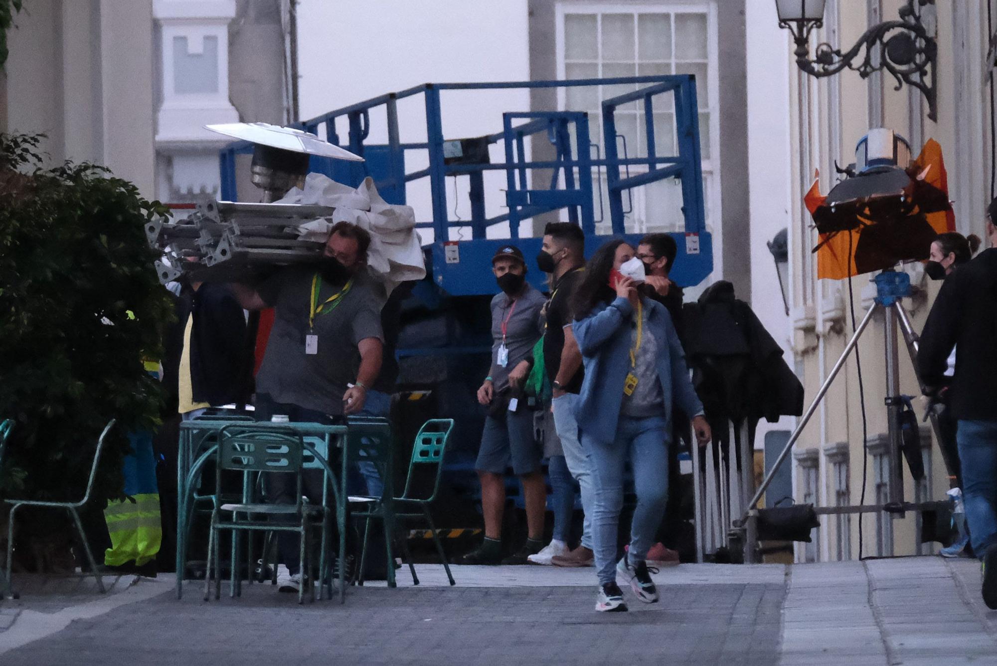 Rodaje de 'The Mother' con Jennifer López en Las Palmas de Gran Canaria (3/3/2022)