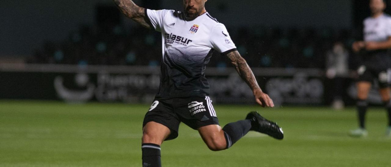 Antonio Luna, en uno de los partidos de esta temporada con el FC Cartagena. | FC CARTAGENA