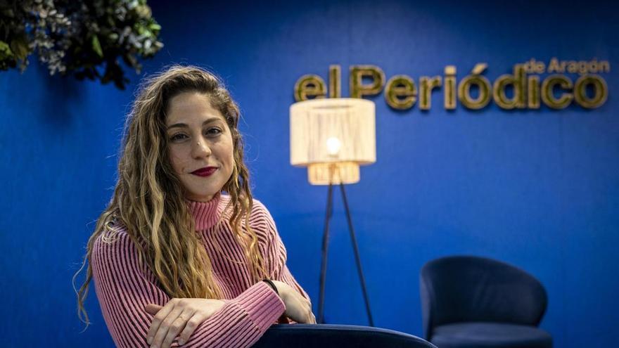 Entrevista a Lara Hernández, coordinadora estatal de Sumar, antes de las elecciones del 8F en Aragón.