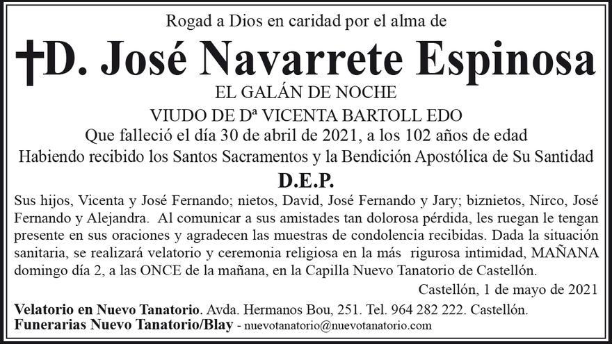 D. José Navarrete Espinosa