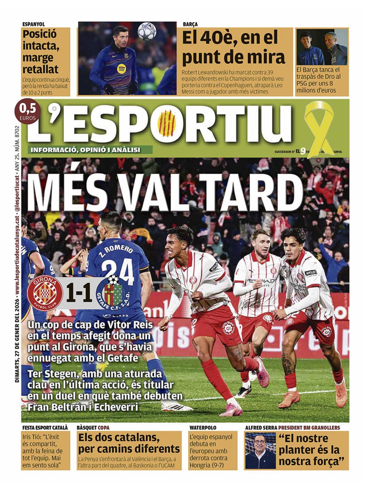 Las portadas de la prensa deportiva de hoy Las portadas de la prensa deportiva de hoy